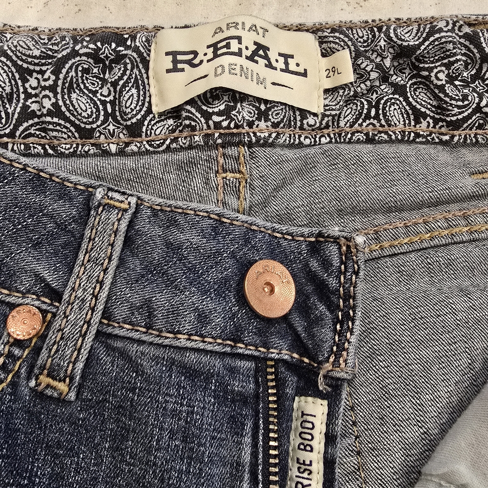 Ariat Women's Dark Blue Boot Cut Jeans